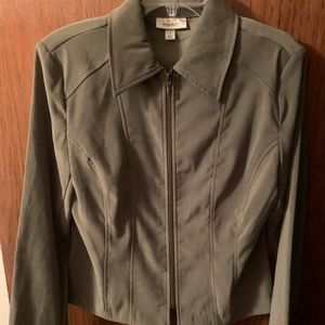 dressbarn Jacket, Green, Size M